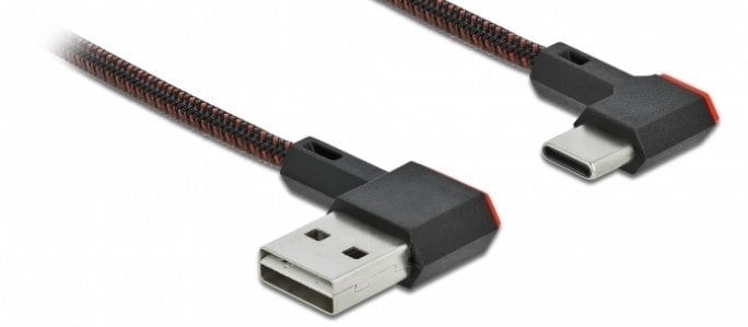 Kabel USB Delock USB-A - USB-C 0.5 m Czarny (85280)