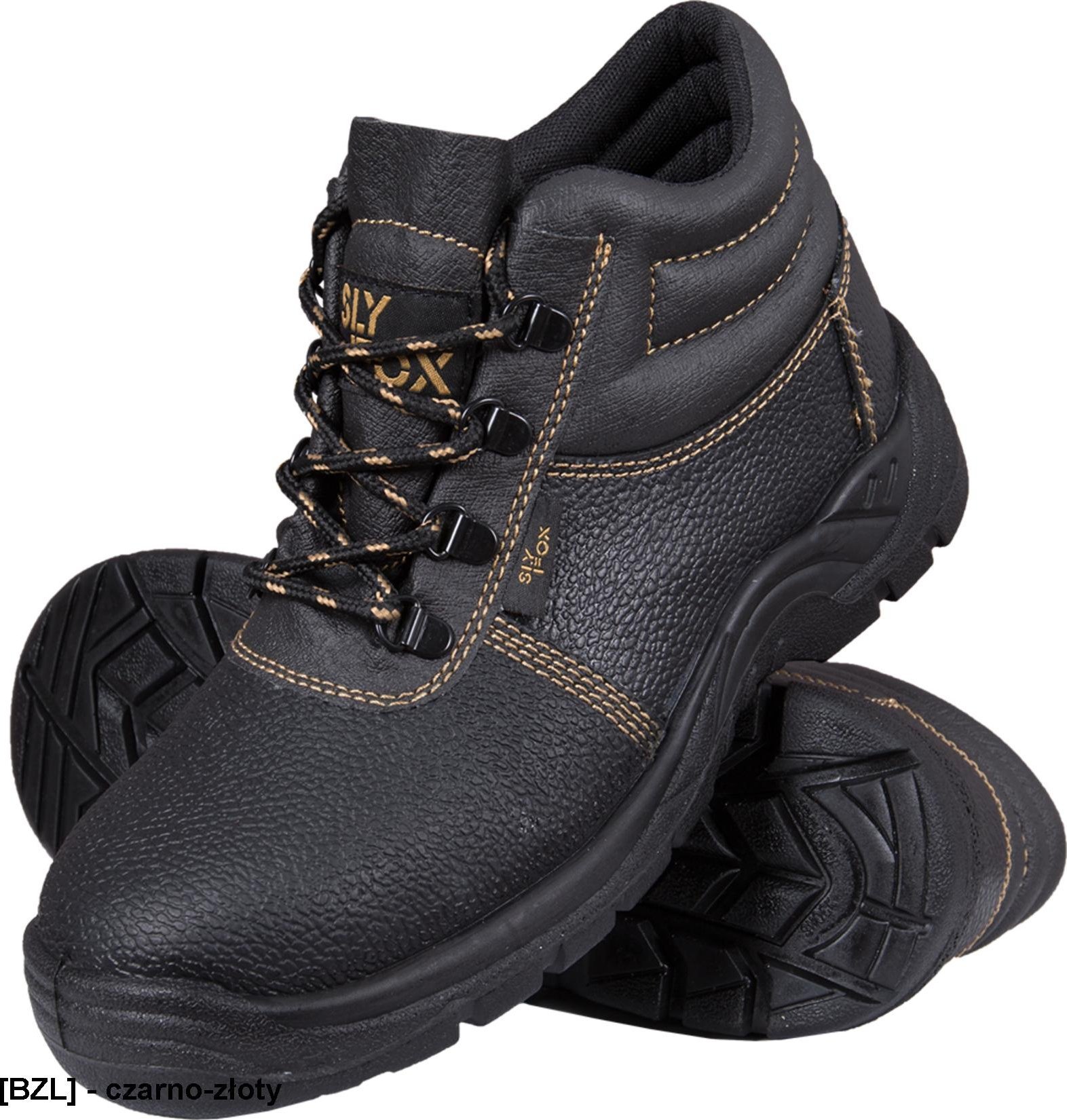 R.E.I.S. OX-SLX-T-OB FO SRC - skórzane trzewiki zawodowe SLX, bez podnoska, podeszwa antypoślizgowa olejoodporna 44