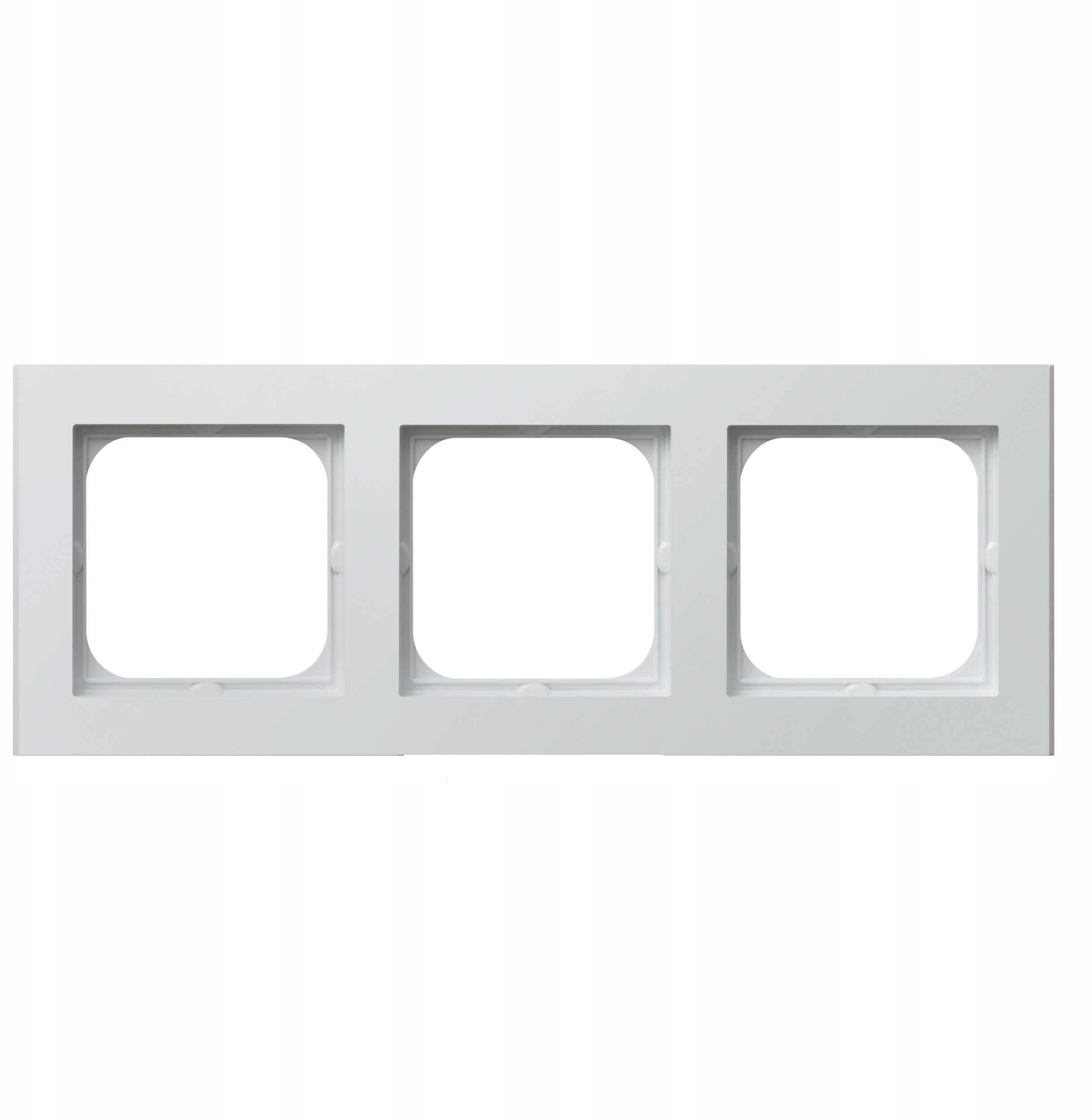 Ramka potrójna Ospel Sonata R-3R/75 biały mat
