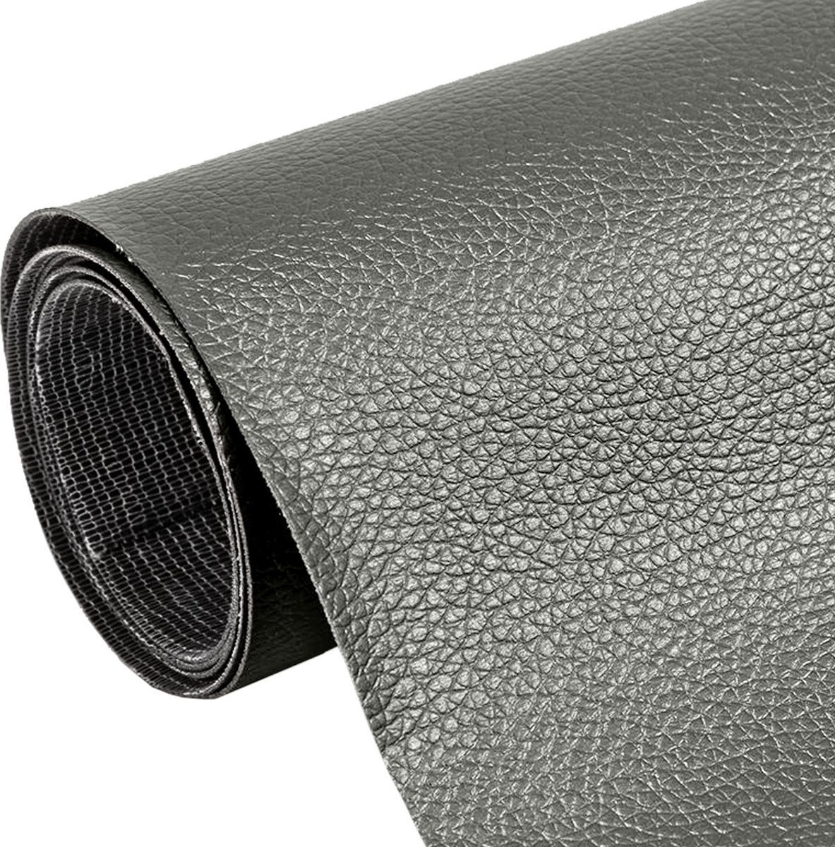 Heckermann Samoprzylepna łata skórzana 50x137cm Jasnoszara