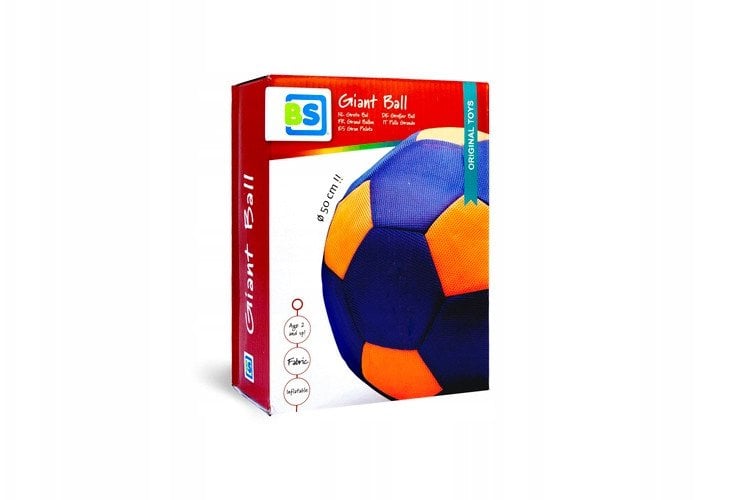 Pripučiamas kamuolys, 50 cm, mėlynas