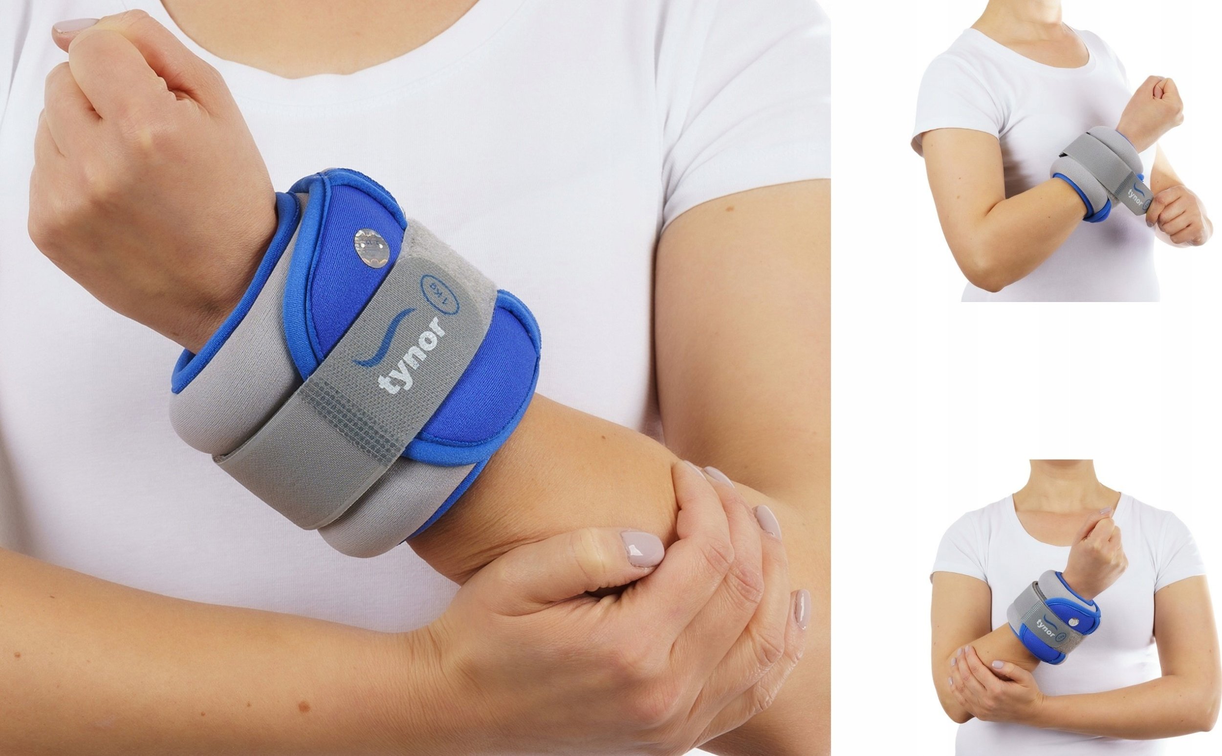 TYNOR CIĘŻARKI OBCIĄŻENIA OBCIĄŻNIKI NOGI RĘCE 1 KG 1SZT