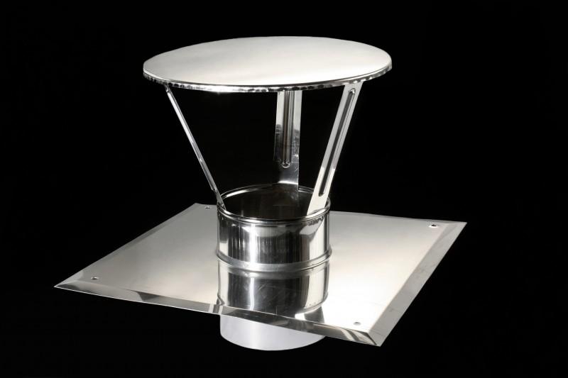 Krzys-Pol Płyta dachowa z parasolem DN 200 do kotłów z otwarta komora spalania - SJBPZP200