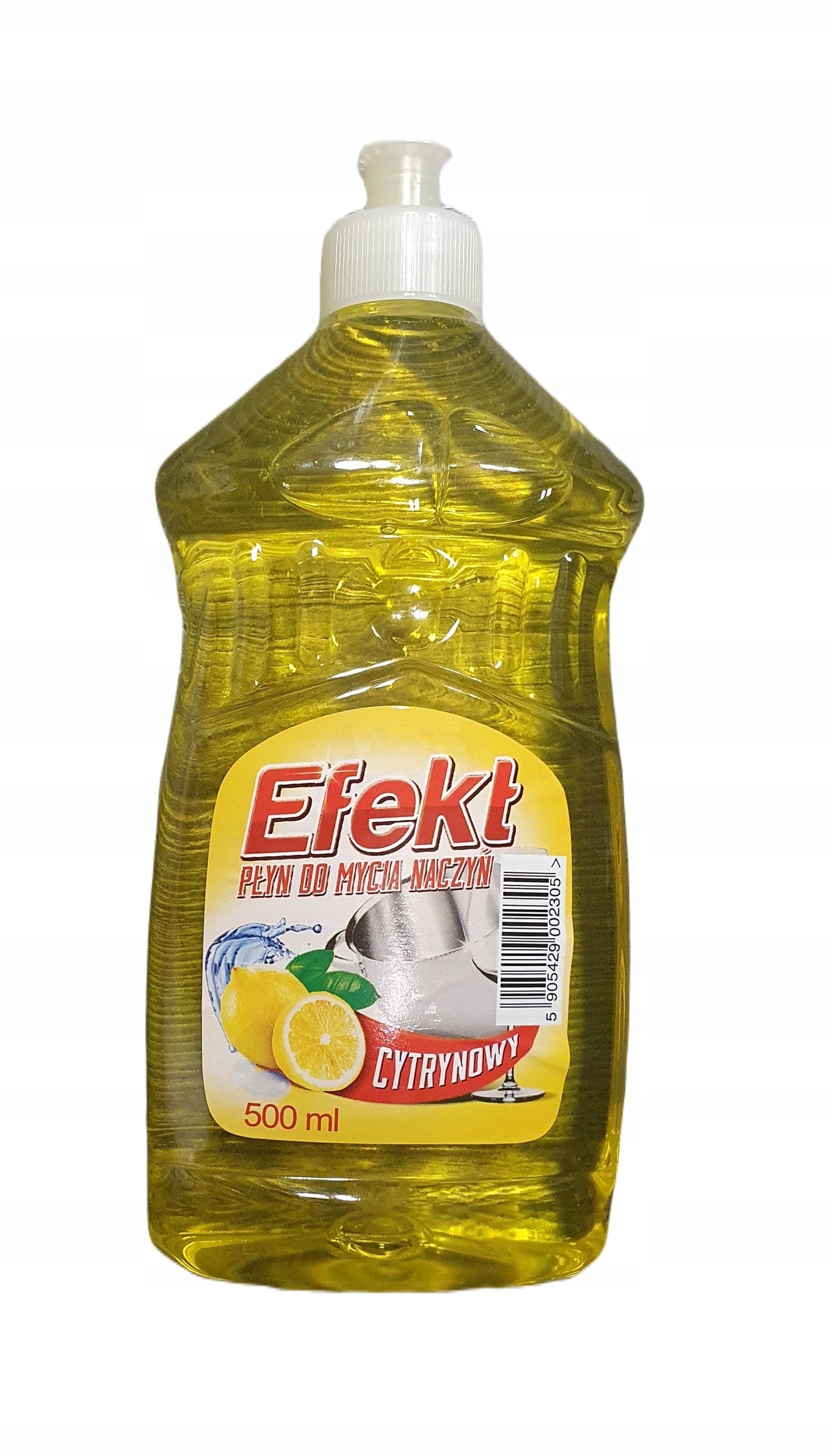 Efekt - płyn do mycia naczyń, 0,5 l - cytrynowy