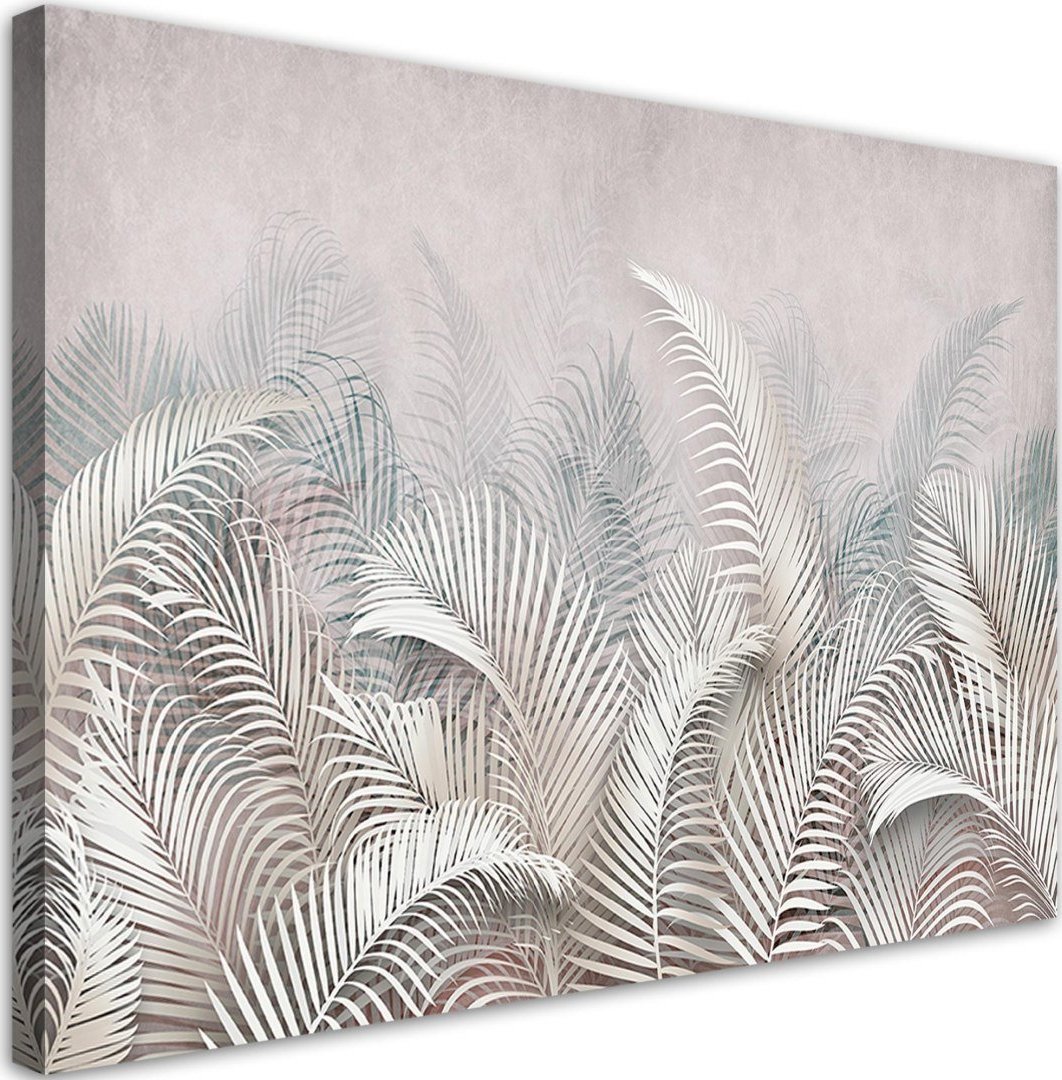 Feeby Obraz na płótnie, Liście palmy 3D - 60x40