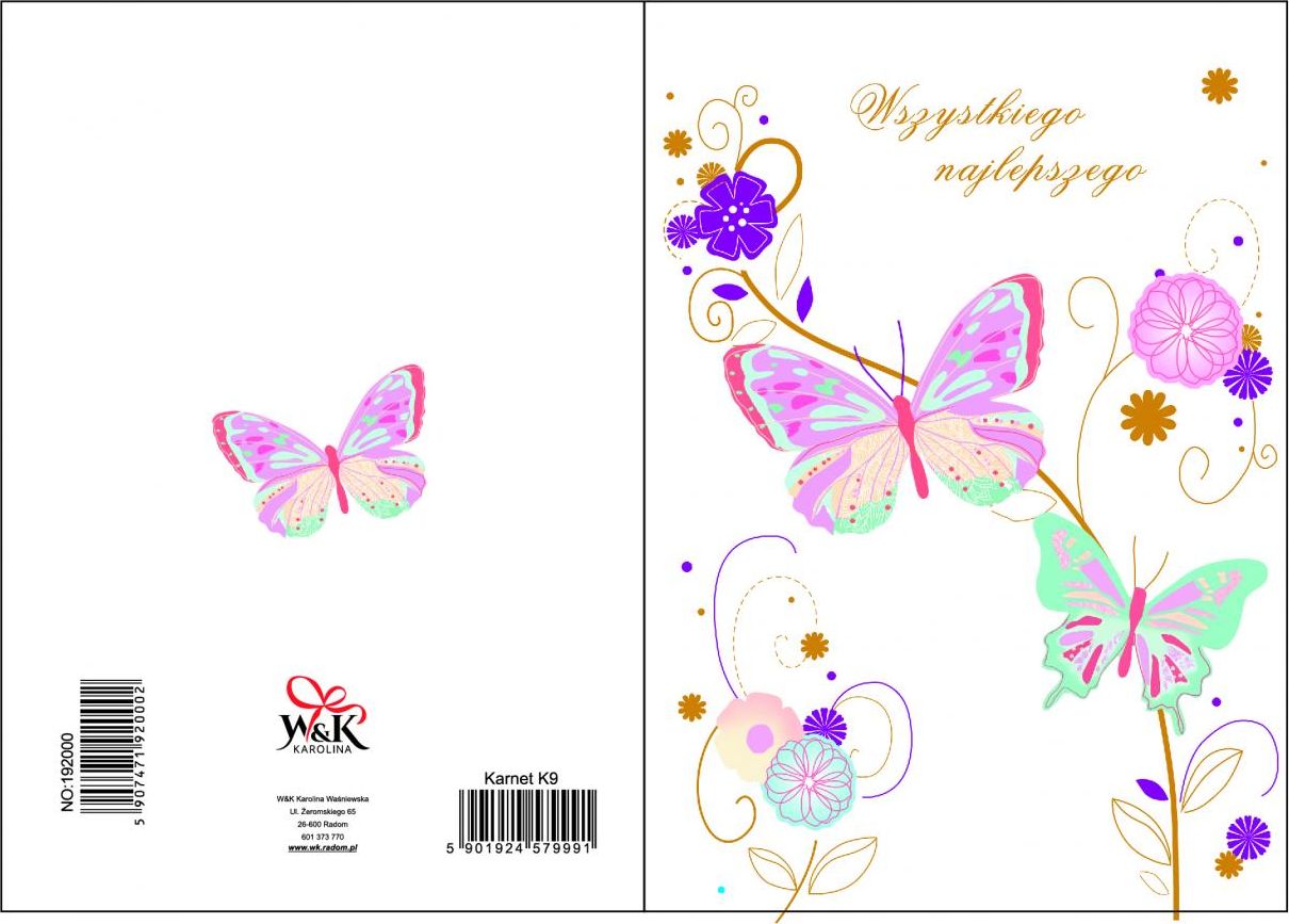 W&K Kartka okolicznościowa NO:192000