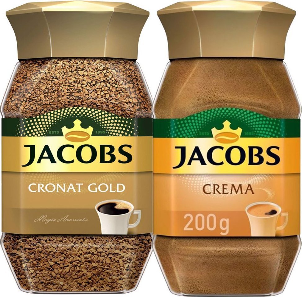 Jacobs Jacobs Kawa rozpuszczalna Cronat Gold & Crema 200 g x 2 sztuk
