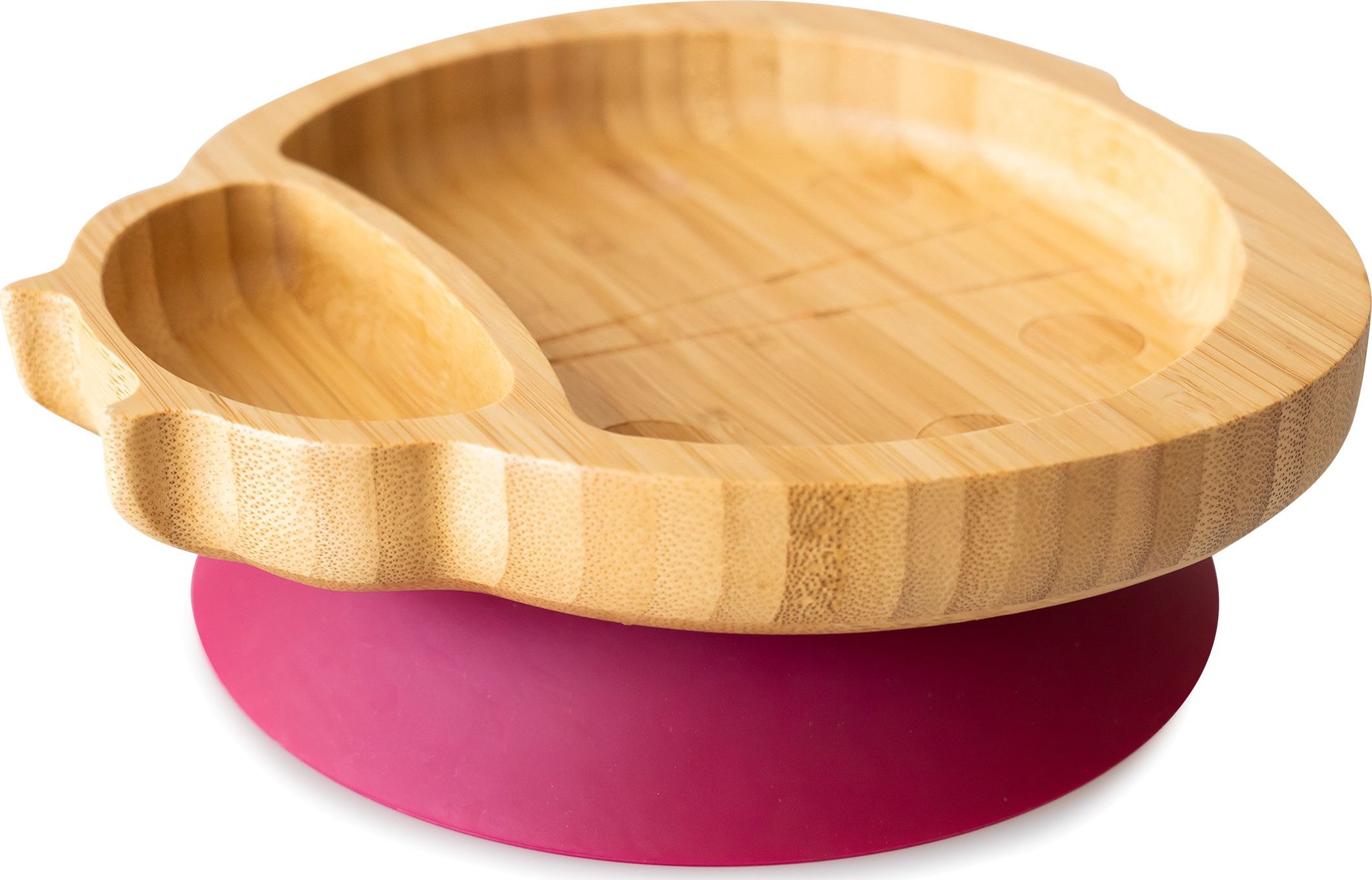 ECO RASCALS ECORASCALS Miseczka Bambusowa czerwona Biedronka zprzyssawką