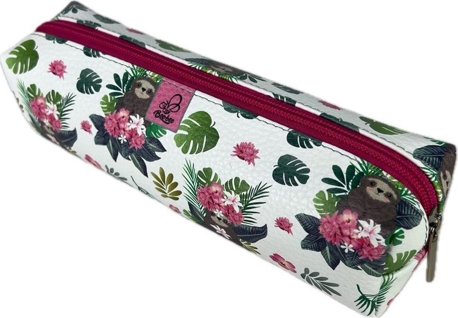 Piórnik prostokąt kostka Leniwce girls