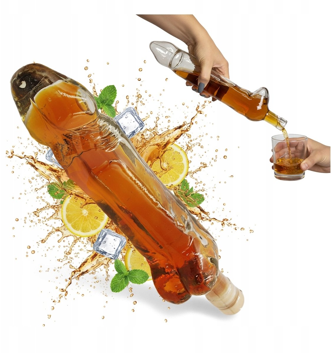 Olipac Butelka EROS 500ml Karafka Szklana na Nalewki