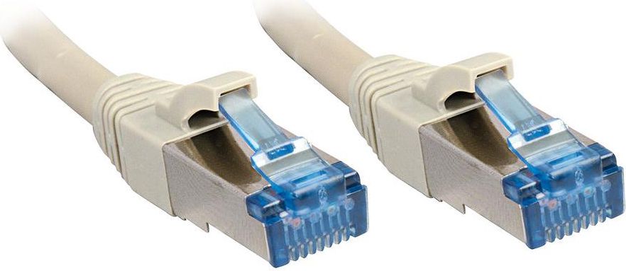 Lindy RJ-45/RJ-45 kat.6a S/FTP Szary 3m (47135)