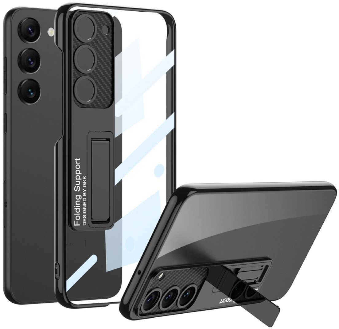Etui z podpórką GKK Phantom do Samsung Galaxy S23+ Plus, czarne
