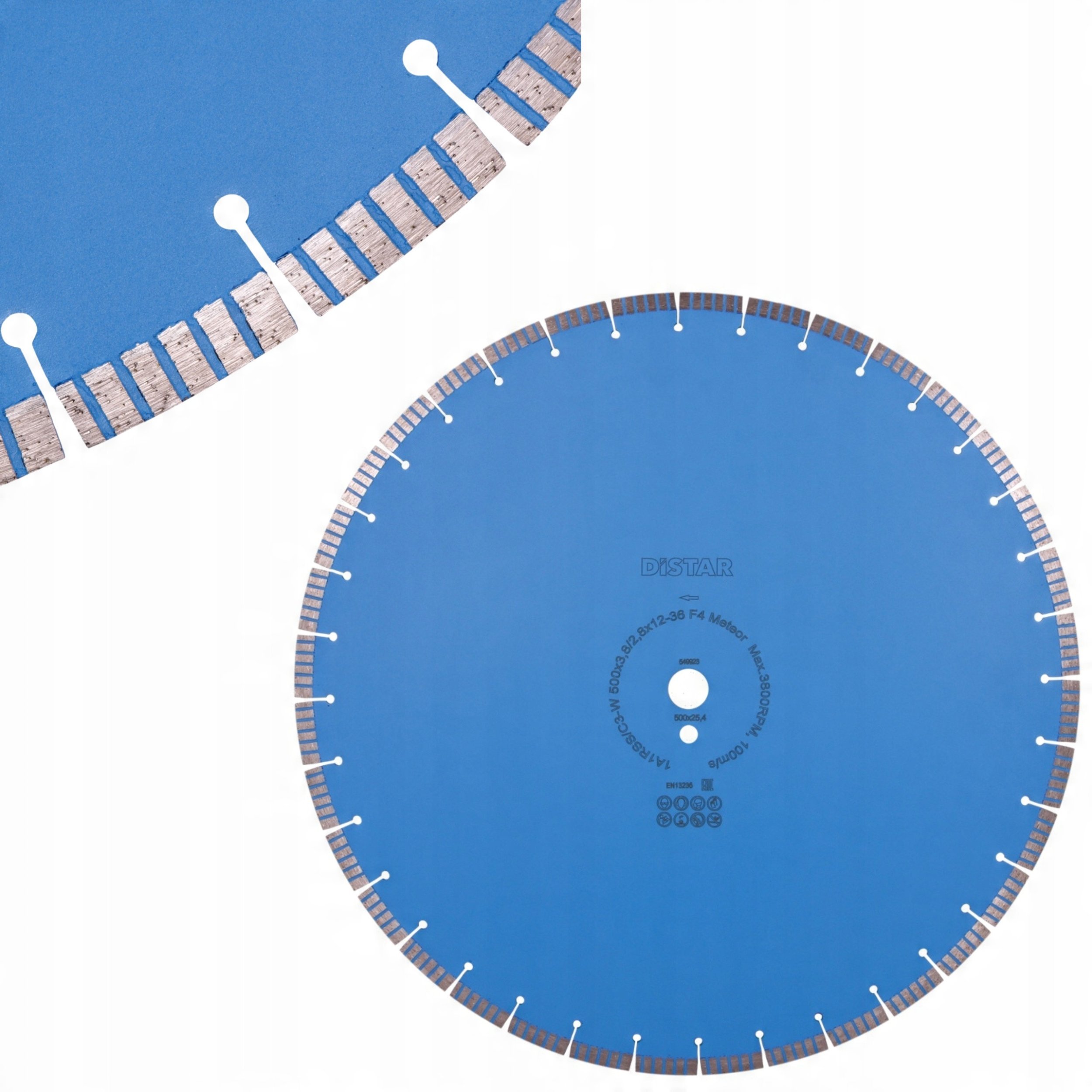 DISTAR DIAMOND BLADE METEOR 500 x 3.8/2.8 x 25.4mm