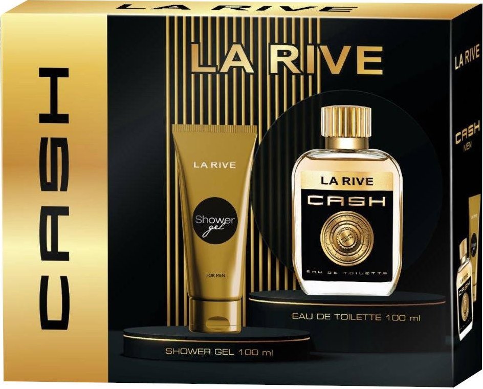 La Rive La Rive for Men Zestaw prezentowy Cash (woda toaletowa 100ml+żel pod prysznic 100ml)