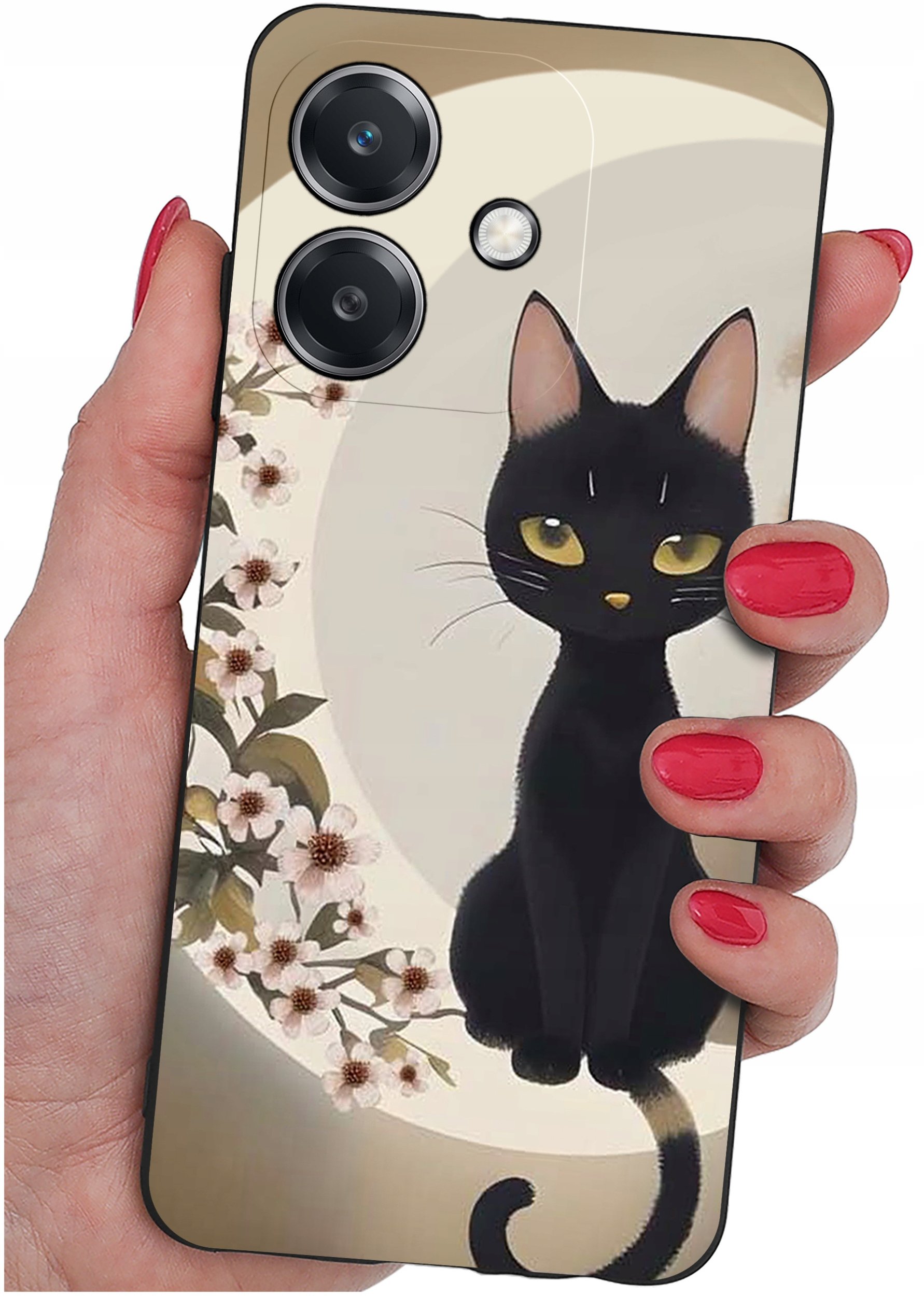 Etui do Oppo A40 | A40M | WZORY | SILIKONOWE MATT SZKŁO 9H