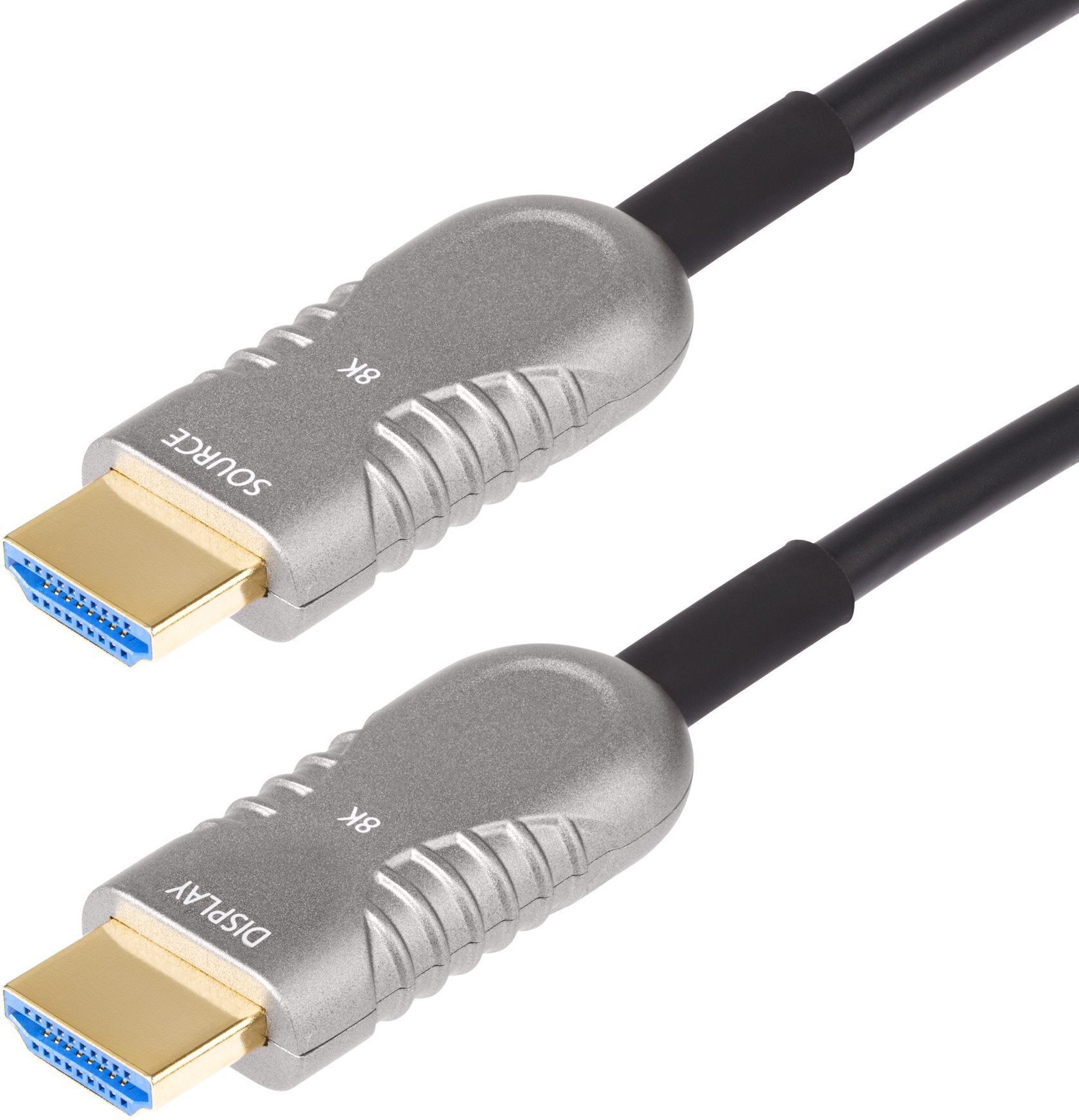 StarTech.com 50ft (15.2m) HDMI 2.1 Hybrid Active Optical Cable (AOC), CMP, Plenum Rated, 8K Ultra High Speed HDMI Fiber Optic Cable, 48Gbps, 8K 60Hz/4