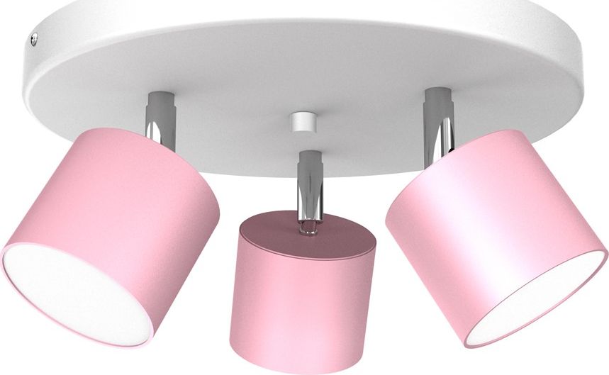 Lampa sufitowa Milagro Spot sufitowy LED Ready różowy Milagro dla dziewczynki MLP7612