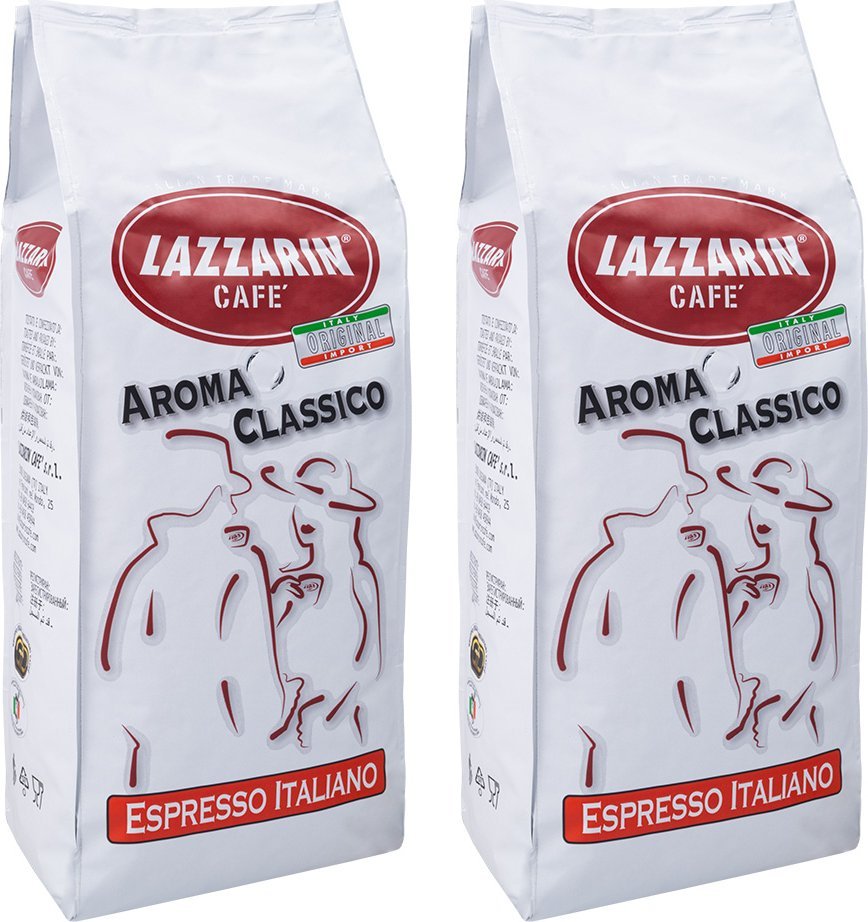Kawa ziarnista Lazzarin Kawa ziarnista 2x 1kg Lazzarin Aroma Classico