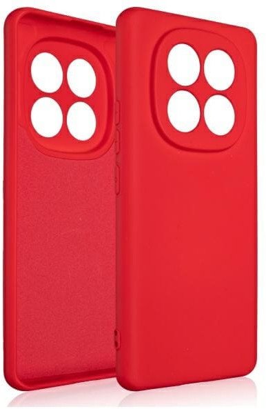 Etui Beline Silicone do Xiaomi Redmi Note 14 Pro Plus 5G czerwony