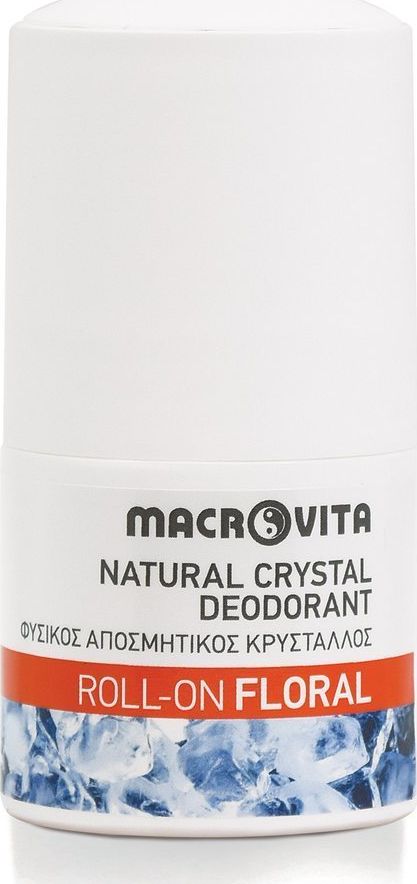 Macrovita Dezodorant roll-on z naturalnym kryształem FLORAL 50 ml