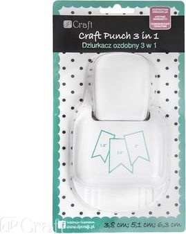 Dalprint Dziurkacz ozdobny DPCRAFT 3w1 Flaga Dalprint