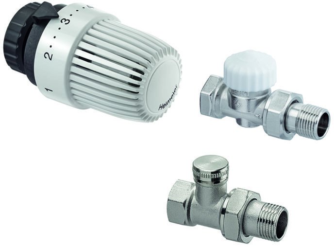 Heimeier Zestaw termostatyczny do grzejników z zasilaniem bocznym 1/2" (9696-12.800)