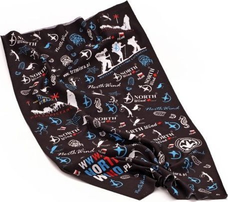 North Wind + medical Chusta - Komin turystyczna wielofunkcyjna Blue