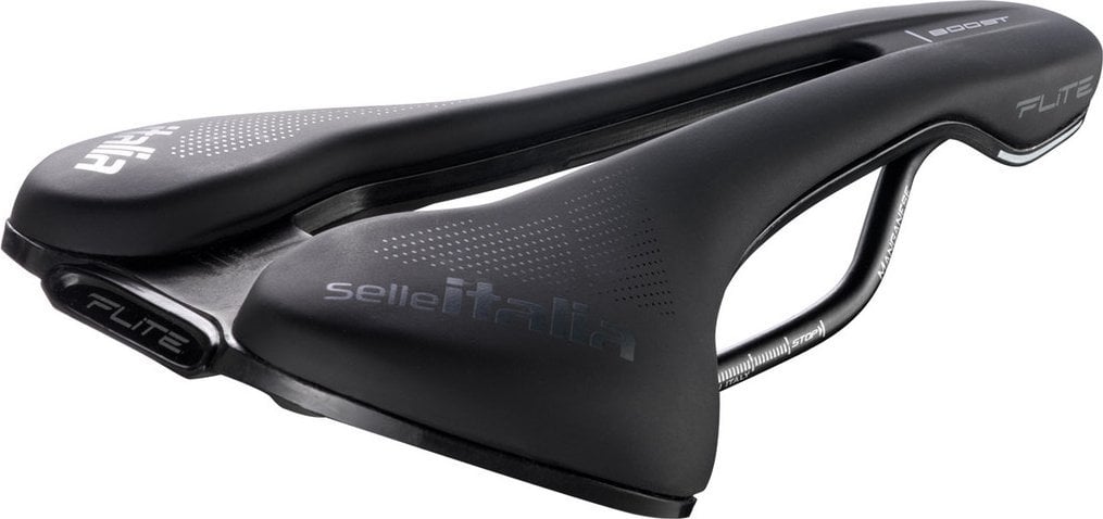 Selle Italia Siodło SELLE ITALIA FLITE BOOST SUPERFLOW TM L (id match - L3) Manganese Tube 7, soft-tek, czarne (NEW)