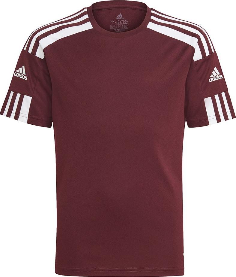 Adidas Koszulka dla dzieci adidas Squadra 21 Jersey Youth bordowa GN8090 : Rozmiar - 164cm
