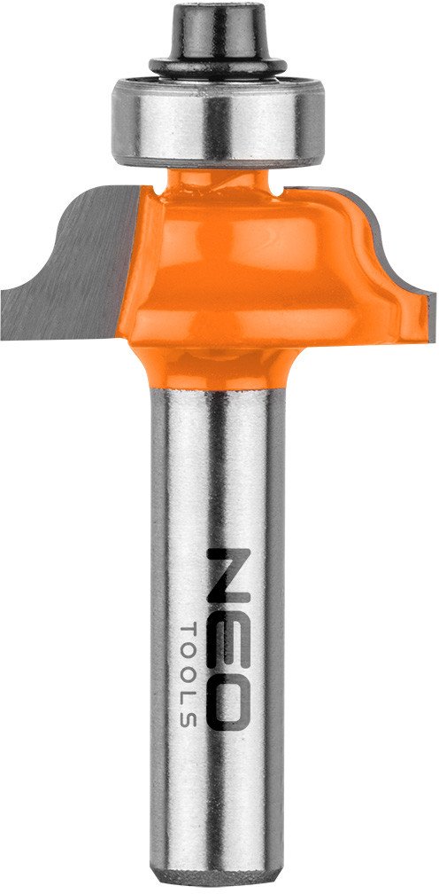 Frez kształtowy z łożyskiem, ozdobny, TCT, 25.7 x 9.7 mm, trzpień 8 mm