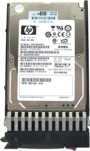 Dysk serwerowy HP 146GB 2.5'' SAS-1 (3Gb/s) (504334-001)