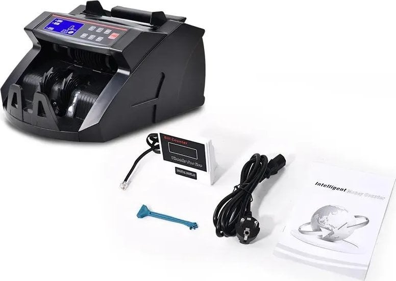 Extralink | Profesjonalna liczarka nominałowa do banknotów | pieniędzy zliczarka UV MGF czarna