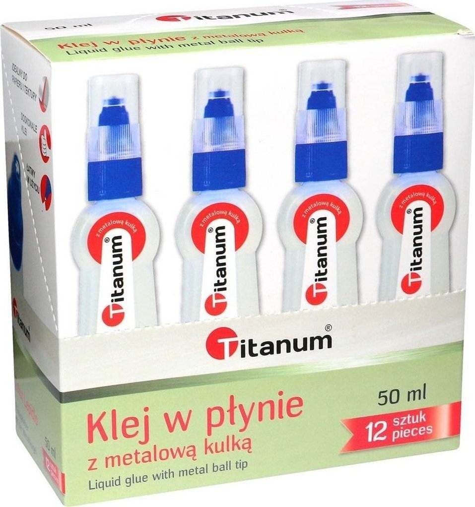 Klej w płynie z metalową kulką 50 ml (12szt)