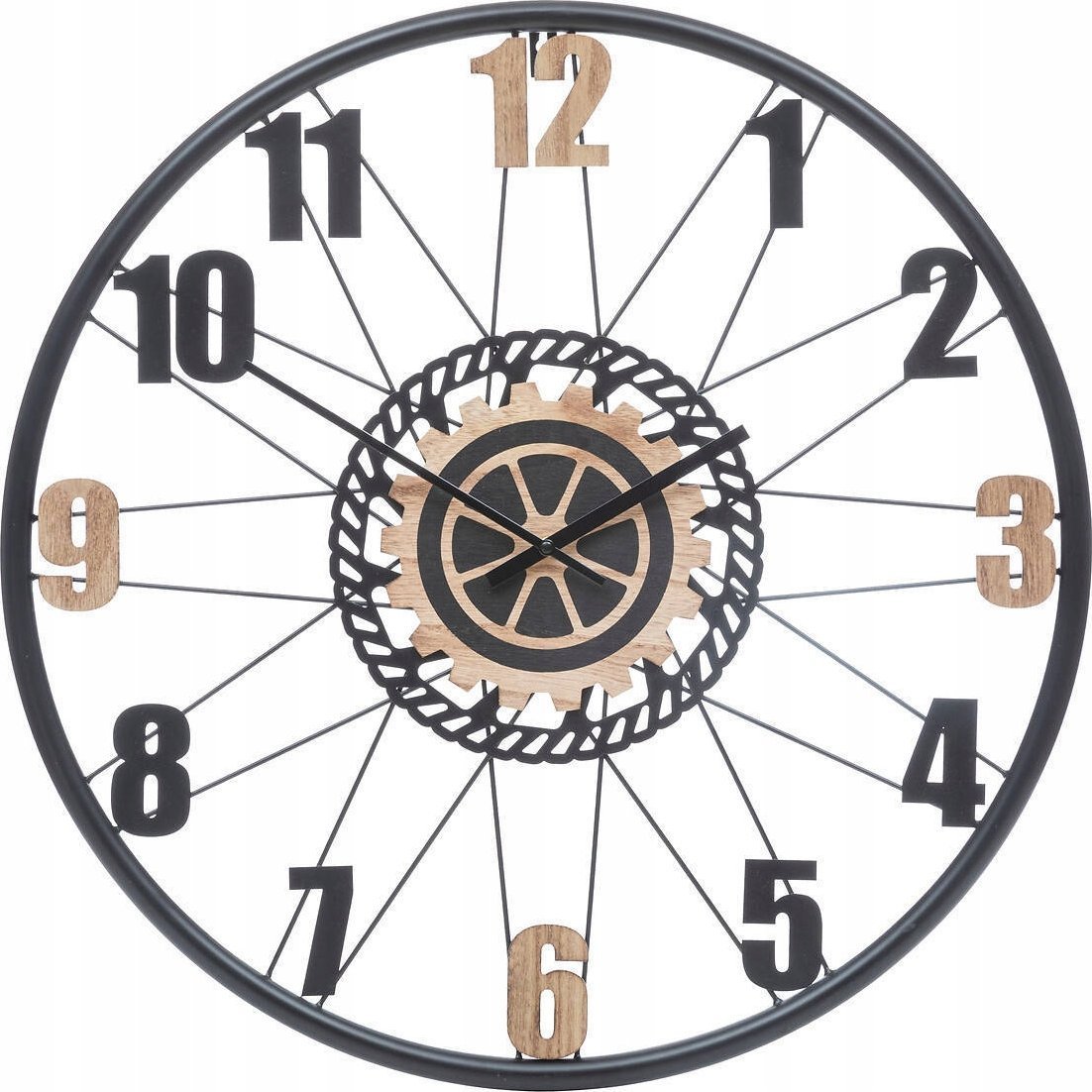 Atmosphera Zegar ścienny loftowy MOHAN, Ø 65 cm