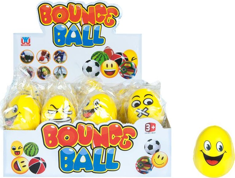 Mega Creative -MC PILKA ANTYSTRES JAJO 6CM MIX12 24/288/576