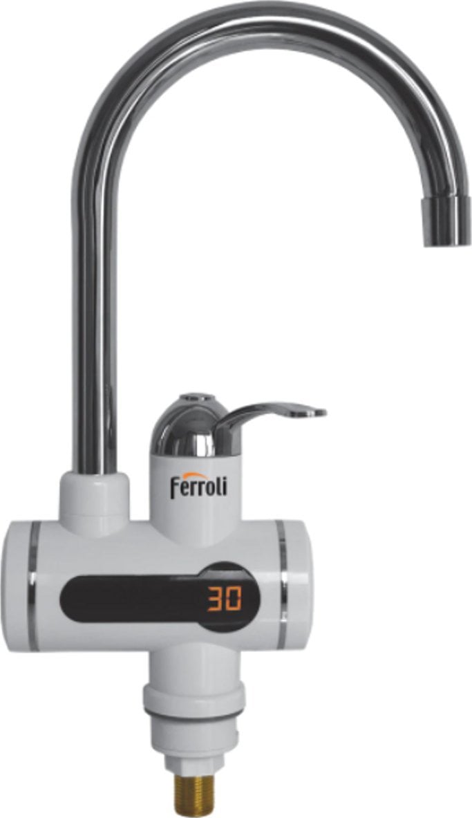 Przepływowa elektryczna bateria termostatyczna umywalkowa STORM (S)FERROLI