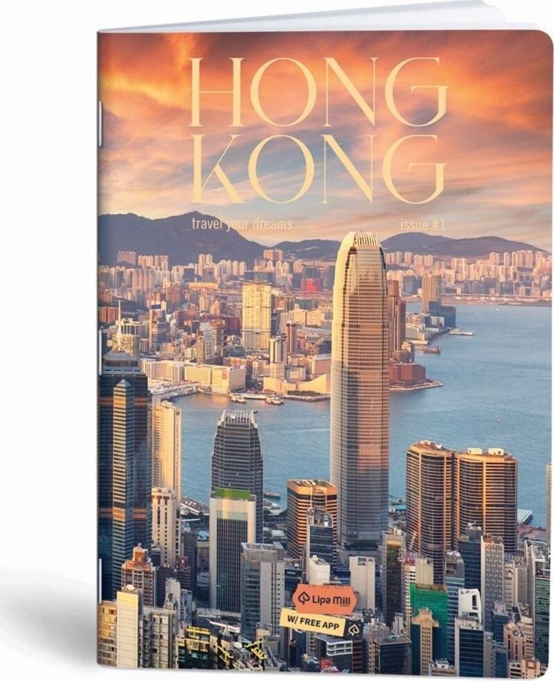 Santoro Zeszyt A4/40K kratka Travel mix (10szt) MAR MAR