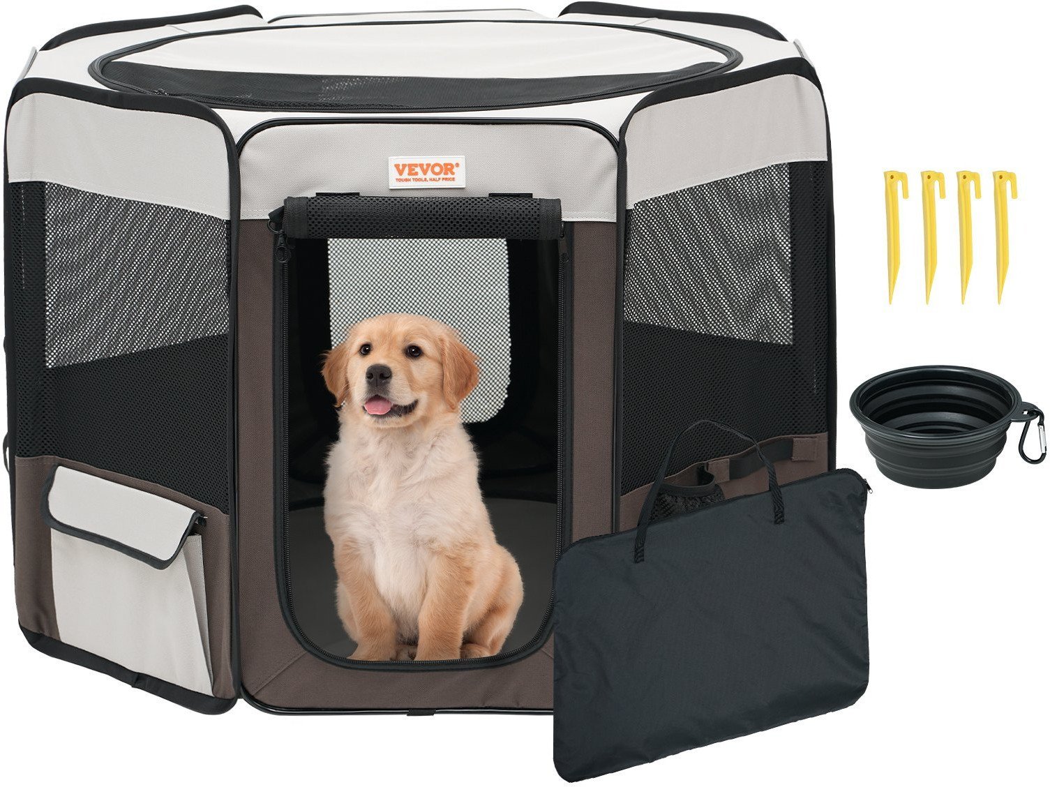 Składany kojec klatka dla zwierząt 91x58cm