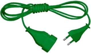 Przedłużacz choinkowy z jednokrotnym gniazdem wtyczkowym 1x2p 2,5A 1,5m - PS-11CH/1,5