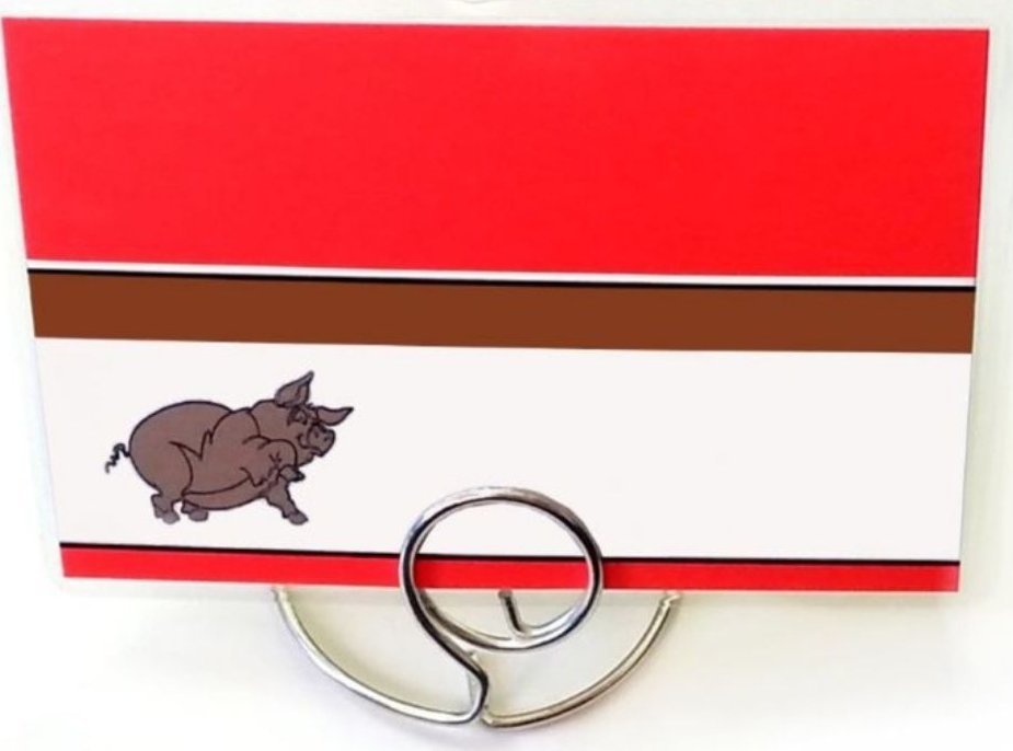 StudioCen Cenówki,etykiety laminowane MIĘSO, WĘDLINY 50szt.