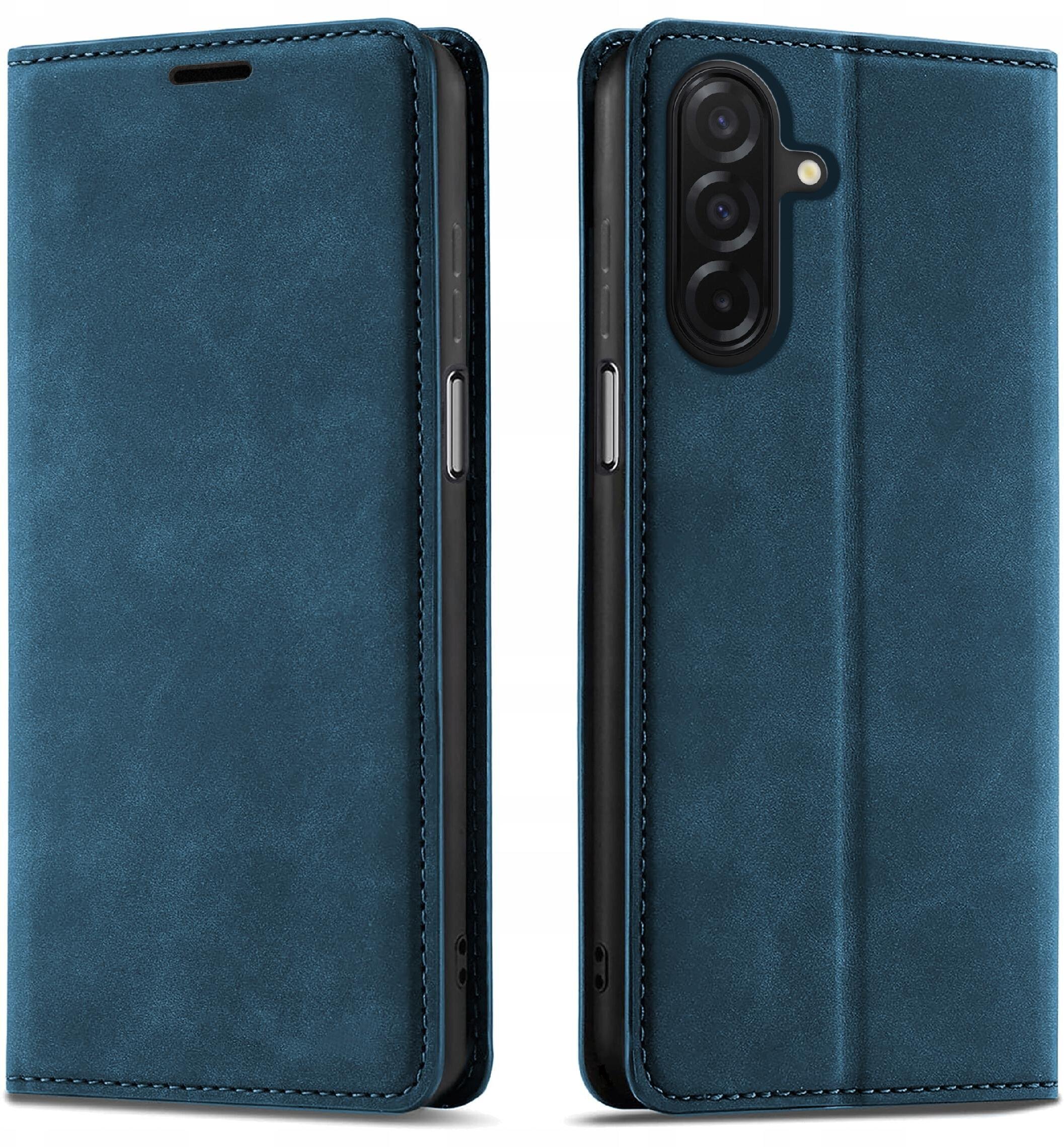 ETUI do Samsung A26 | A17 5G Zamykane Magnetyczne Skórzane + Szkło