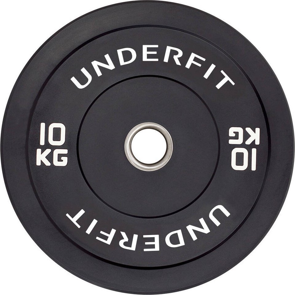 UnderFit Obciążenie olimpijskie bumper Black UNDERFIT 10 kg