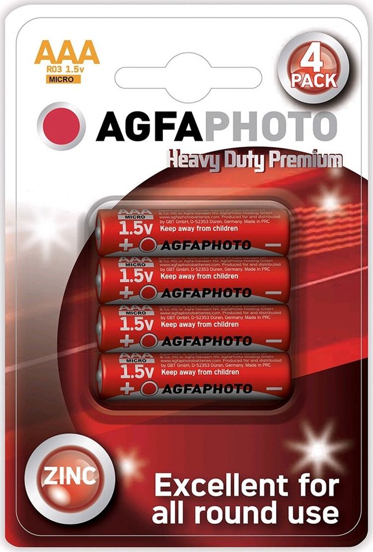 Agfa Bateria Heavy Duty AAA / R03 4 szt.