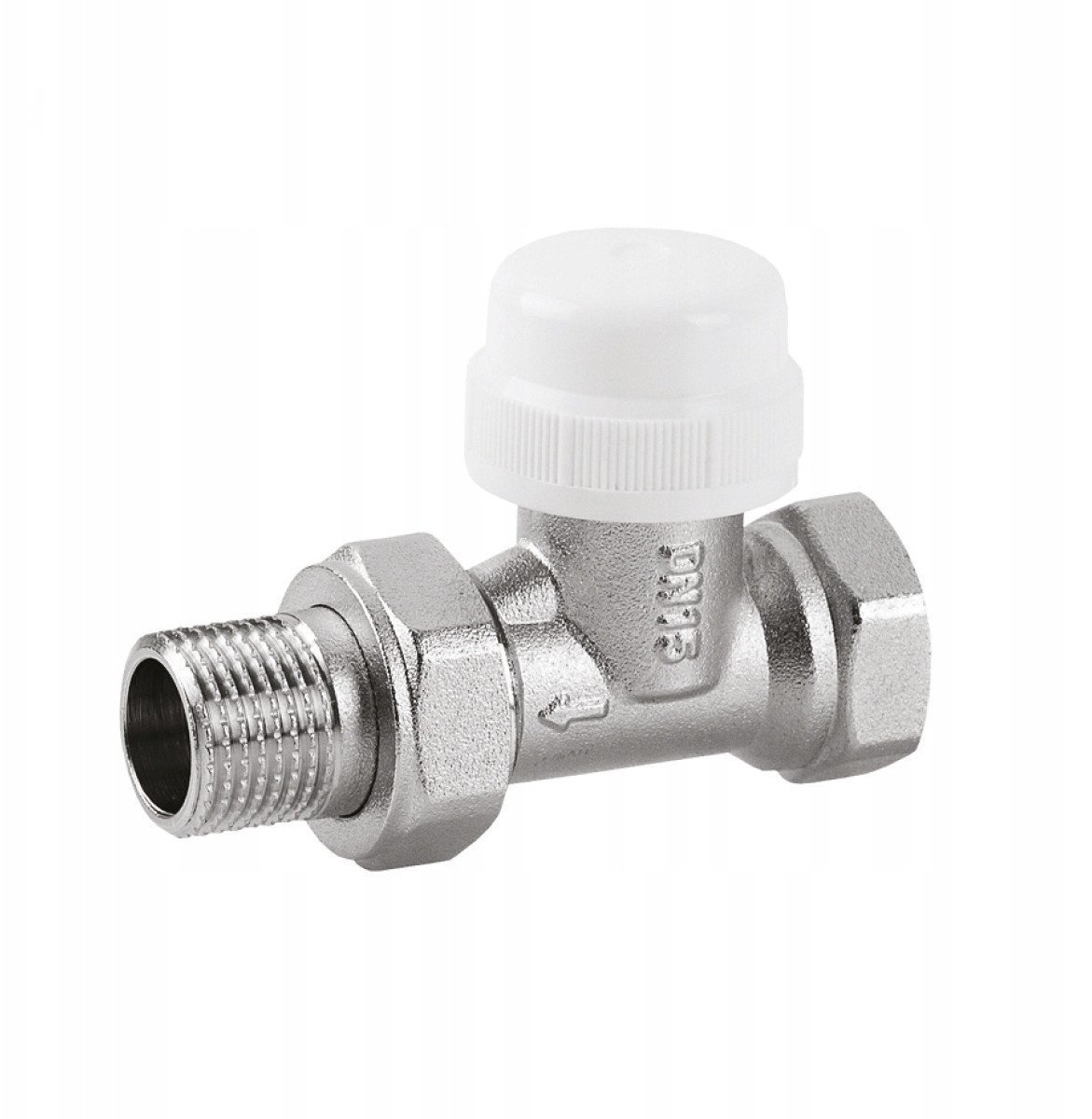 Perfexim Termostatyczny zawór grzejnikowy prosty 1/2" z nastawą wstępną PHA-028 G1/2 WZ PN10 DN15 [10/100]