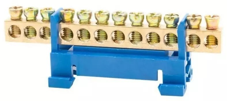 MOREK Listwa zaciskowa 12X16 mm2-niebieski GEP-00035