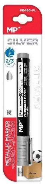 Marker permanentny 2,0/3,0mm srebrny