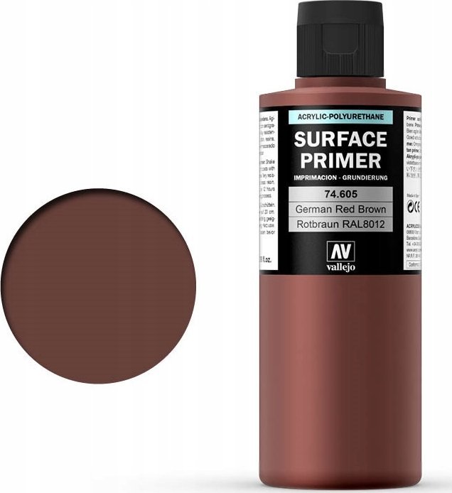 Vallejo Vallejo: 74.605 - Primers - German Red Brown (200 ml)