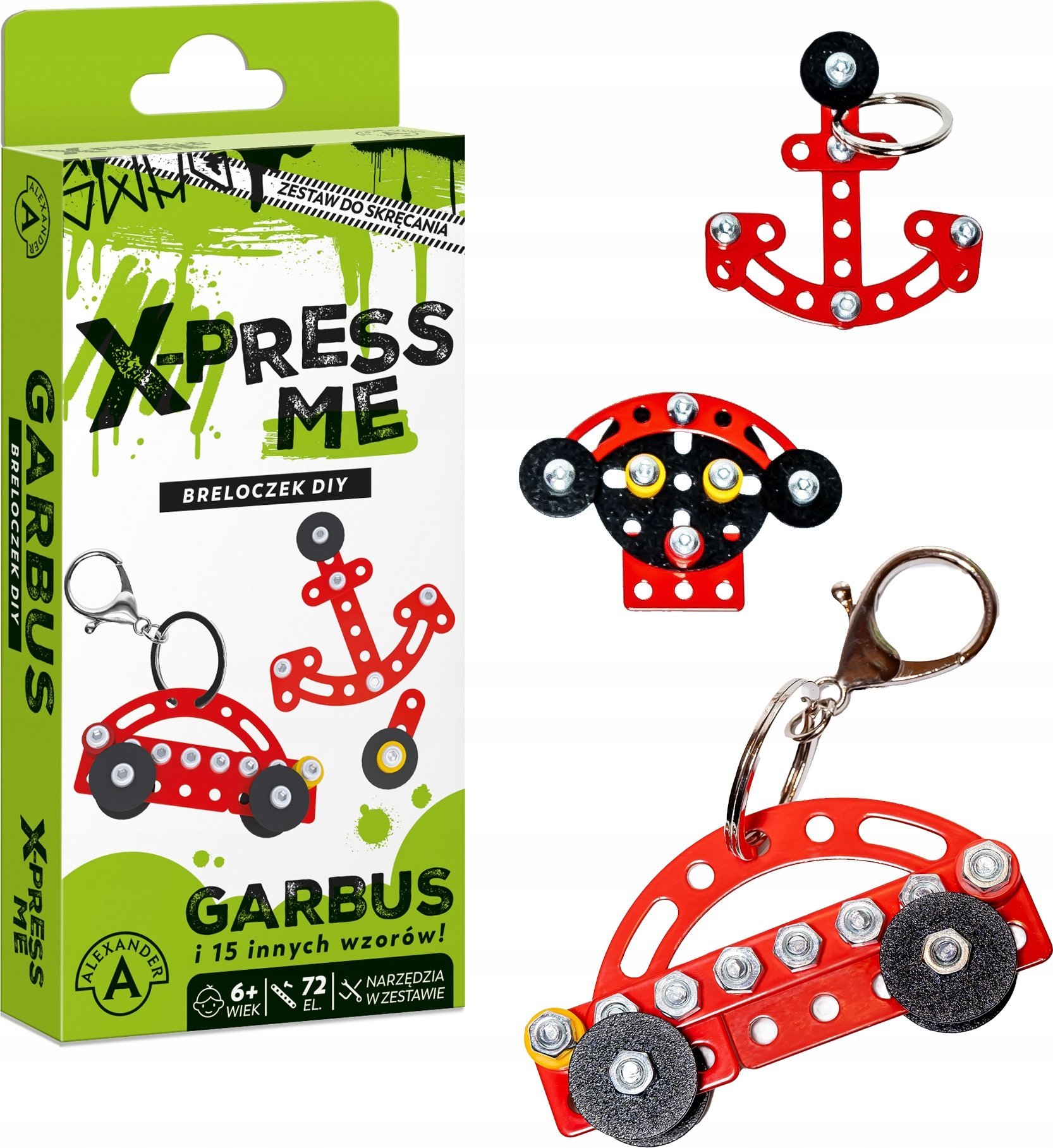 Alexander BRELOK DO SKREC MET GARBUS 15WZOR 8X2X18 ALX PUD