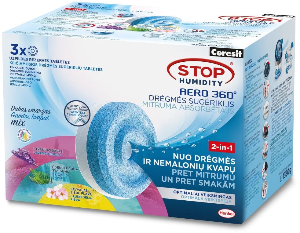 TABLET MOIS ABS STOP AER FRAG MIX3X450G