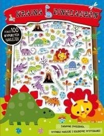 MD Creative Kraina dinozaurów - 100 wypukłych naklejek